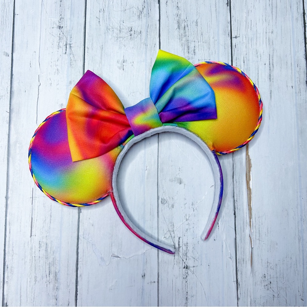 Rainbow Mickey ears